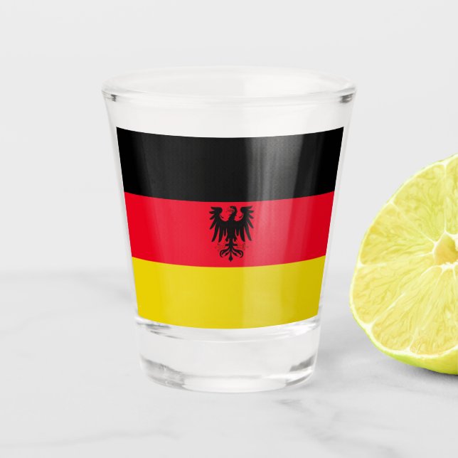German flag shot glass (Front)