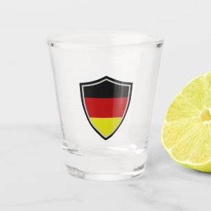 German flag shot glass