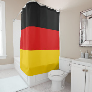 German flag shower curtain