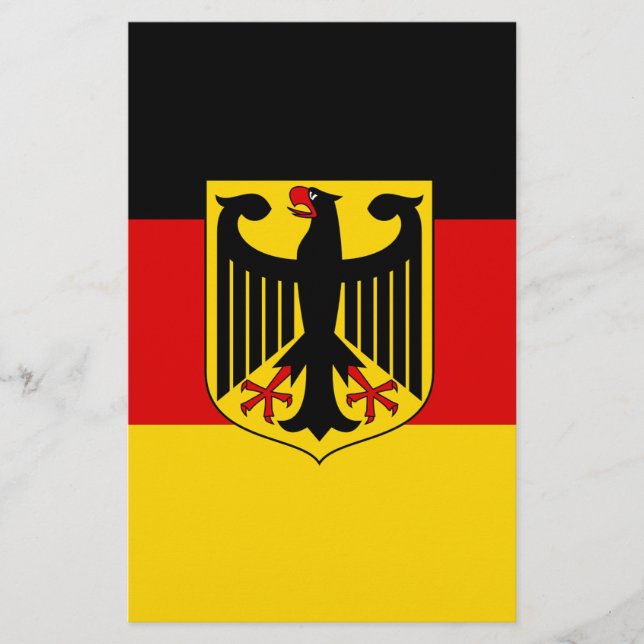 German Flag Stationery (Front)