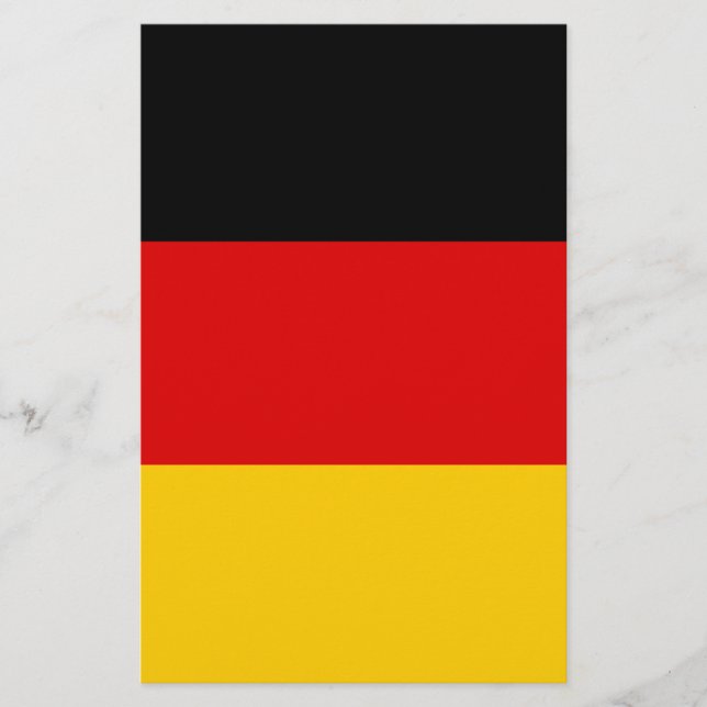 German flag stationery (Front)