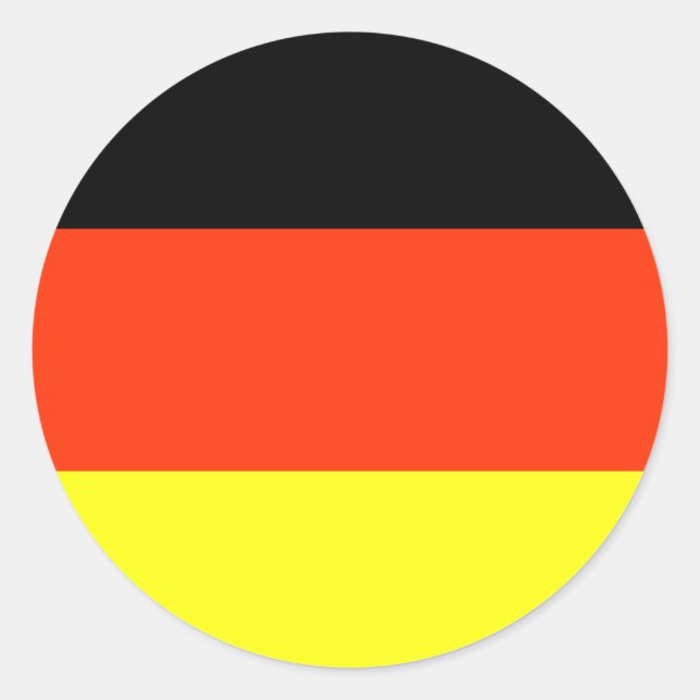 German Flag Sticker (Front)