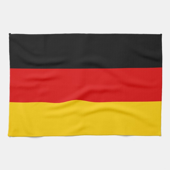 German Flag Tea Towel (Horizontal)