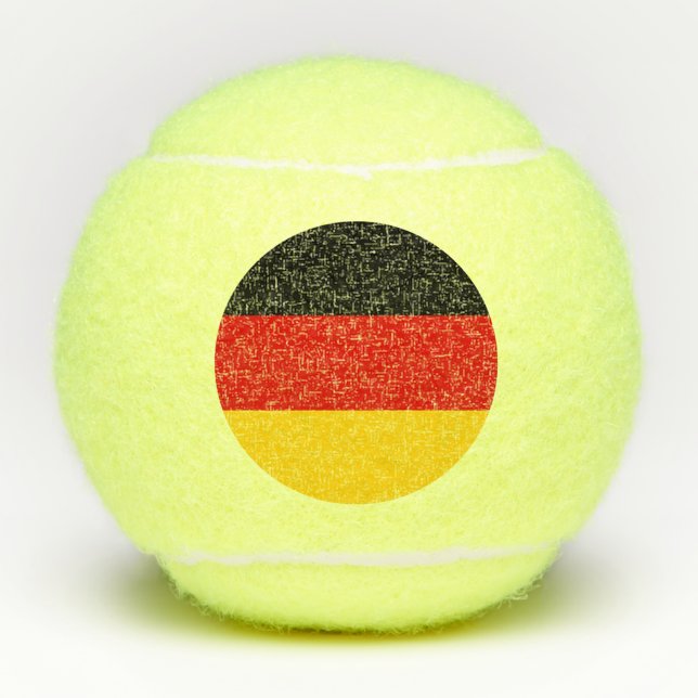 German Flag Tennis Balls (Front)