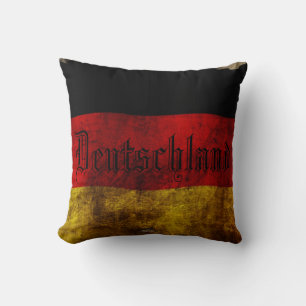 German Flag - Vintage... Cushion