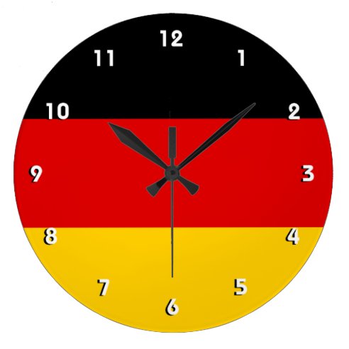 Germany Flag Wall Clocks | Zazzle.co.nz