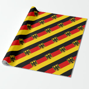 German Flag Wrapping Paper
