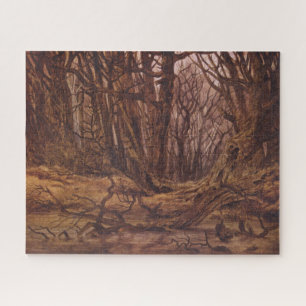 German Forest in the Fall Season Jigsaw Puzzle