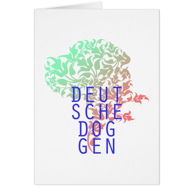German Great Danes Leaf Head (Front)