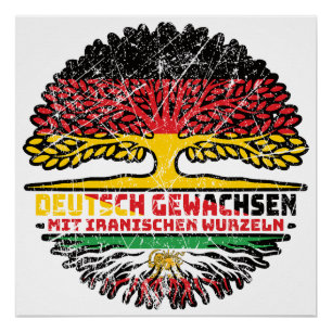 German Grown, Iranian Roots – Lion and Sun Poster