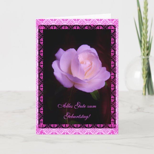 German: Happy Birthday: Alles Gute zum Geburtstag Card (Front)