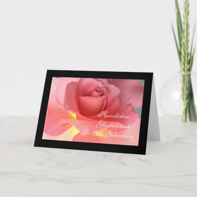 German: Happy Birthday! Card (Front)