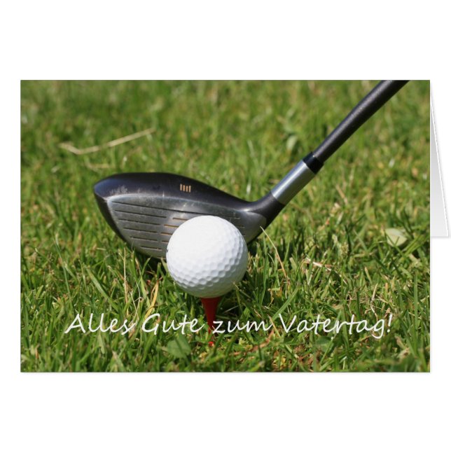 german Happy Father's day (Front Horizontal)