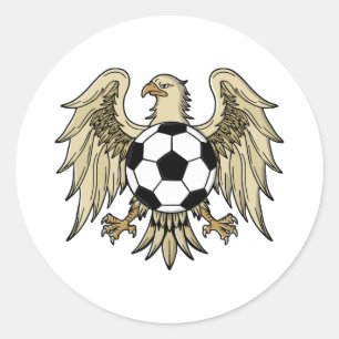 German Heritage Eagle Coat of Arms Classic Round Sticker
