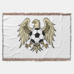 German Heritage Eagle Coat of Arms Throw Blanket