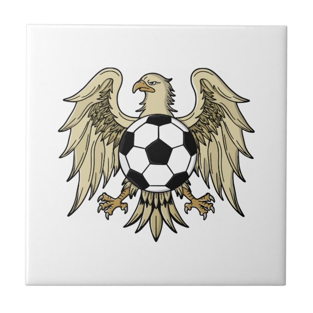 German Heritage Eagle Coat of Arms Tile (Front)