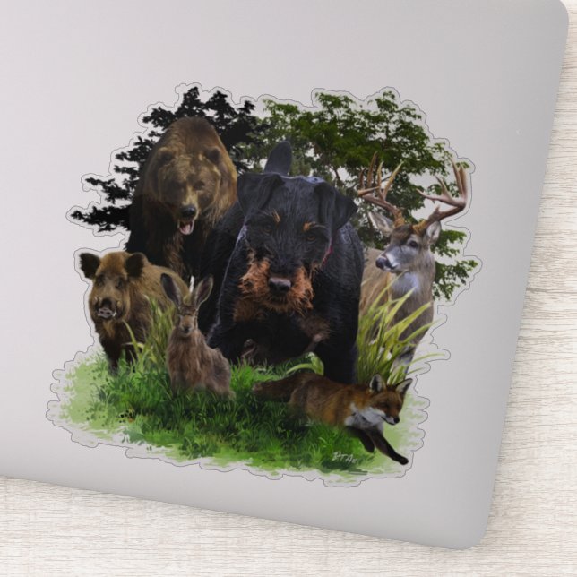 German Hunting Terrier (Jagdterrier) (Detail)