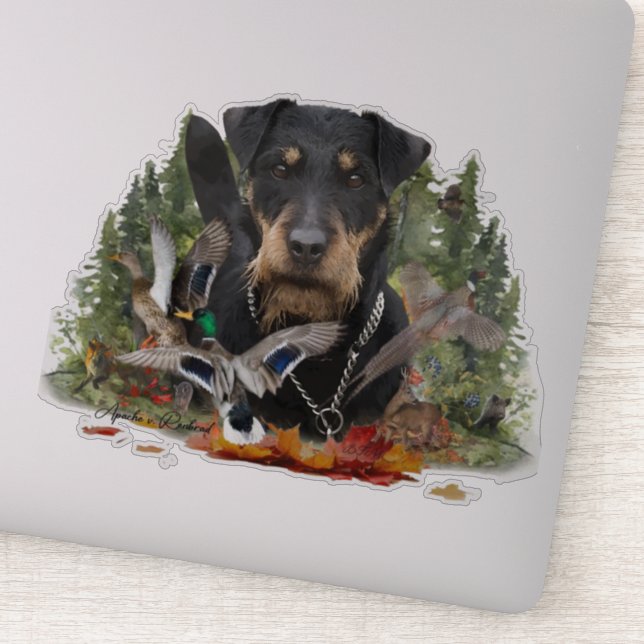 German Hunting Terrier (Jagdterrier)  (Detail)