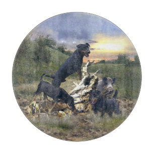 German Hunting Terrier (Jagdterrier) Cutting Board