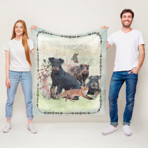 German Hunting Terrier (Jagdterrier)   Fleece Blanket