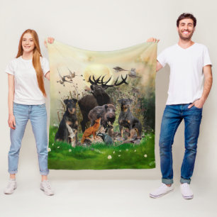 German Hunting Terrier (Jagdterrier)   Fleece Blanket