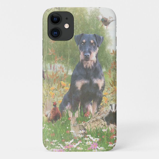 German Hunting Terrier (Jagdterrier)  Sticker Pape Case-Mate iPhone Case (Back)