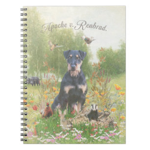 German Hunting Terrier (Jagdterrier)  Sticker Pape Notebook