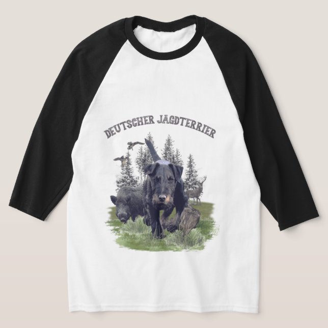 German Hunting Terrier (Jagdterrier)   T-Shirt (Laydown)