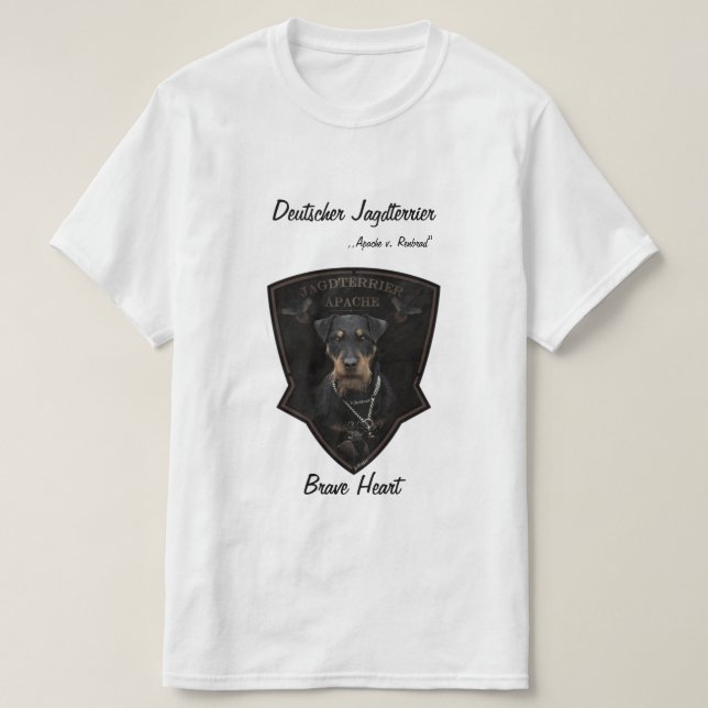 German Hunting Terrier (Jagdterrier)  T-Shirt (Design Front)