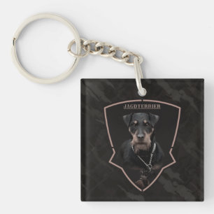 German Hunting Terrier (Jagdterrier)  T-Shirt Truc Key Ring