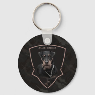German Hunting Terrier (Jagdterrier)  T-Shirt Truc Key Ring