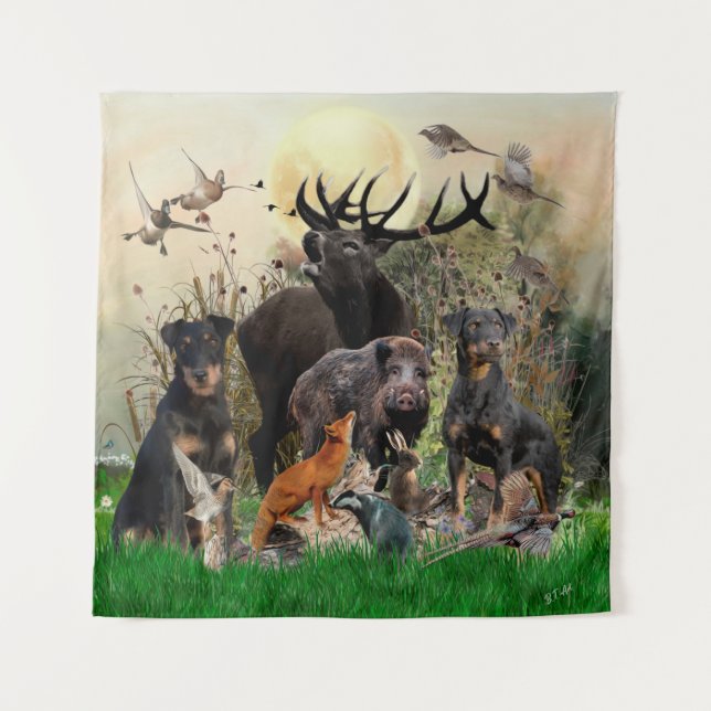 German Hunting Terrier (Jagdterrier)   Tapestry (Front)