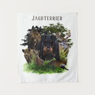 German Hunting Terrier (Jagdterrier)  Tapestry