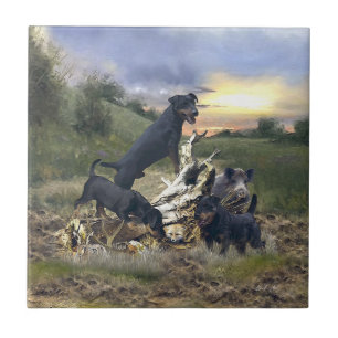 German Hunting Terrier (Jagdterrier) Tile