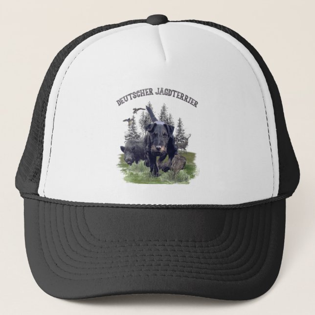 German Hunting Terrier (Jagdterrier)  Trucker Hat (Front)