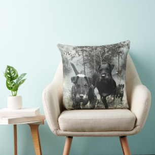 German Hunting Terrier, The Jagdterrier , Art  Cushion