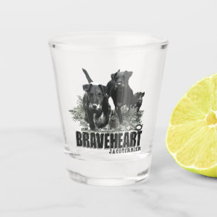 German Hunting Terrier, The Jagdterrier , Art Shot Glass