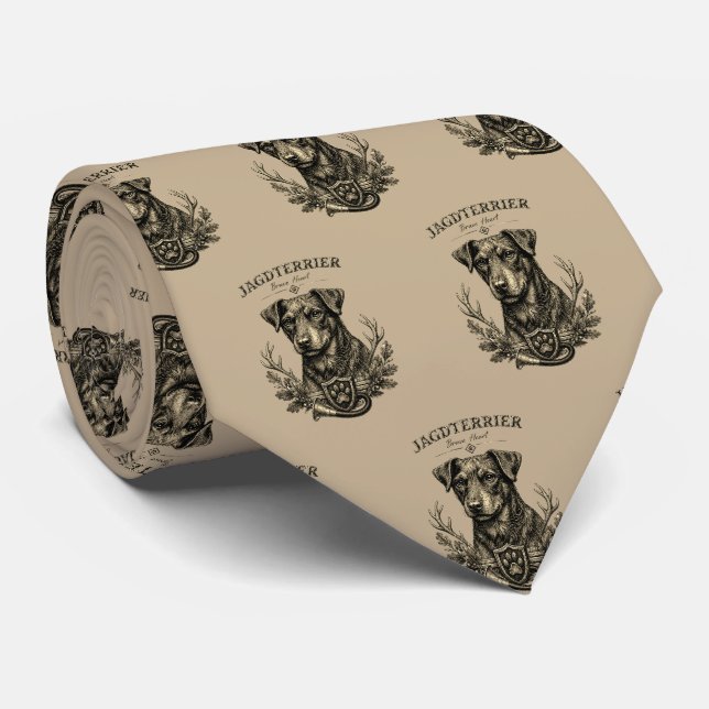 German Hunting Terriers  Tie (Rolled)