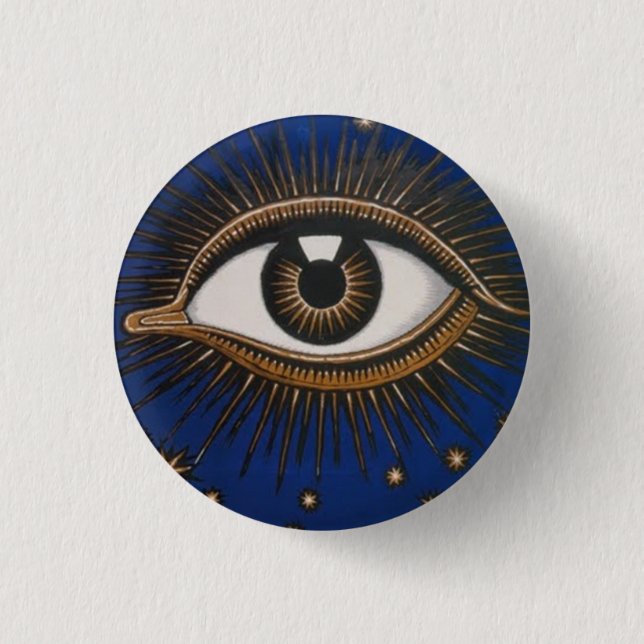 German Hygiene Eye 3 Cm Round Badge (Front)