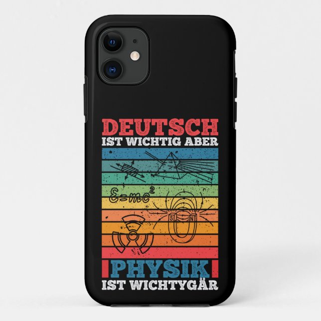 German Important But Physics Important Case-Mate iPhone Case (Back)