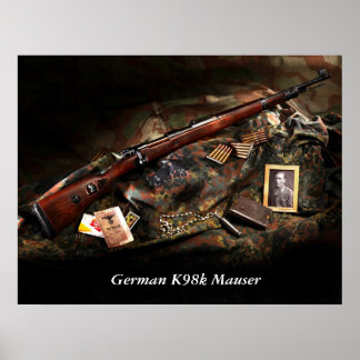 German K98k Mauser Poster