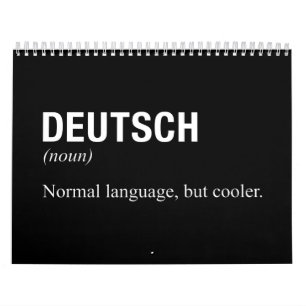 GERMAN Language Calendar