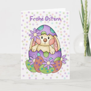 German Language Easter Card - Frohe Ostern