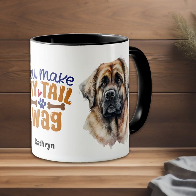 German Leonberger Dog You Make My Tail Wag Mug (Creator Uploaded)