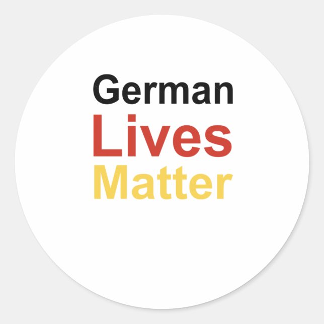 German Lives Sticker  (Front)