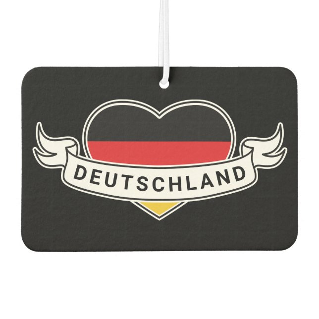 German Love Car Air Freshener (Front)