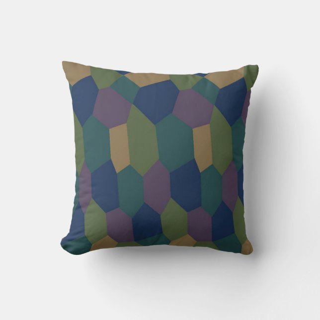 German Lozenge Camouflage Pillow (Front)