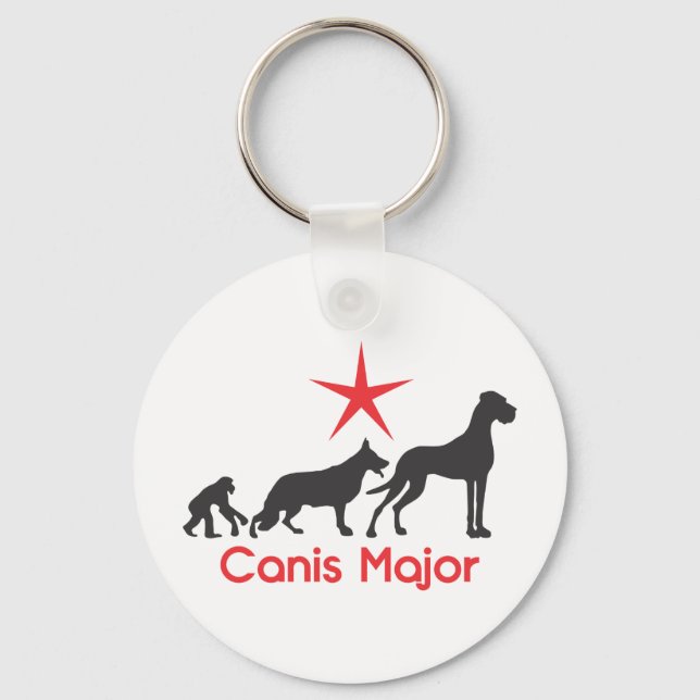 German Mastiff Canis Major Key Ring (Front)