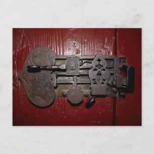 German Medival Lock Postcard
