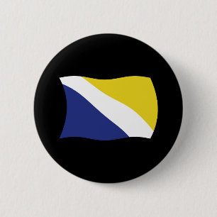 German Minority of Northern Schleswig Flag Button